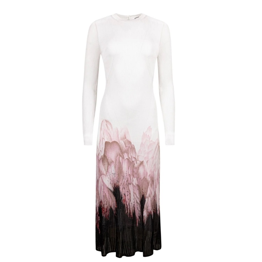 ELLIE MAKIR New York Knit Ombre Dress - Ivory M